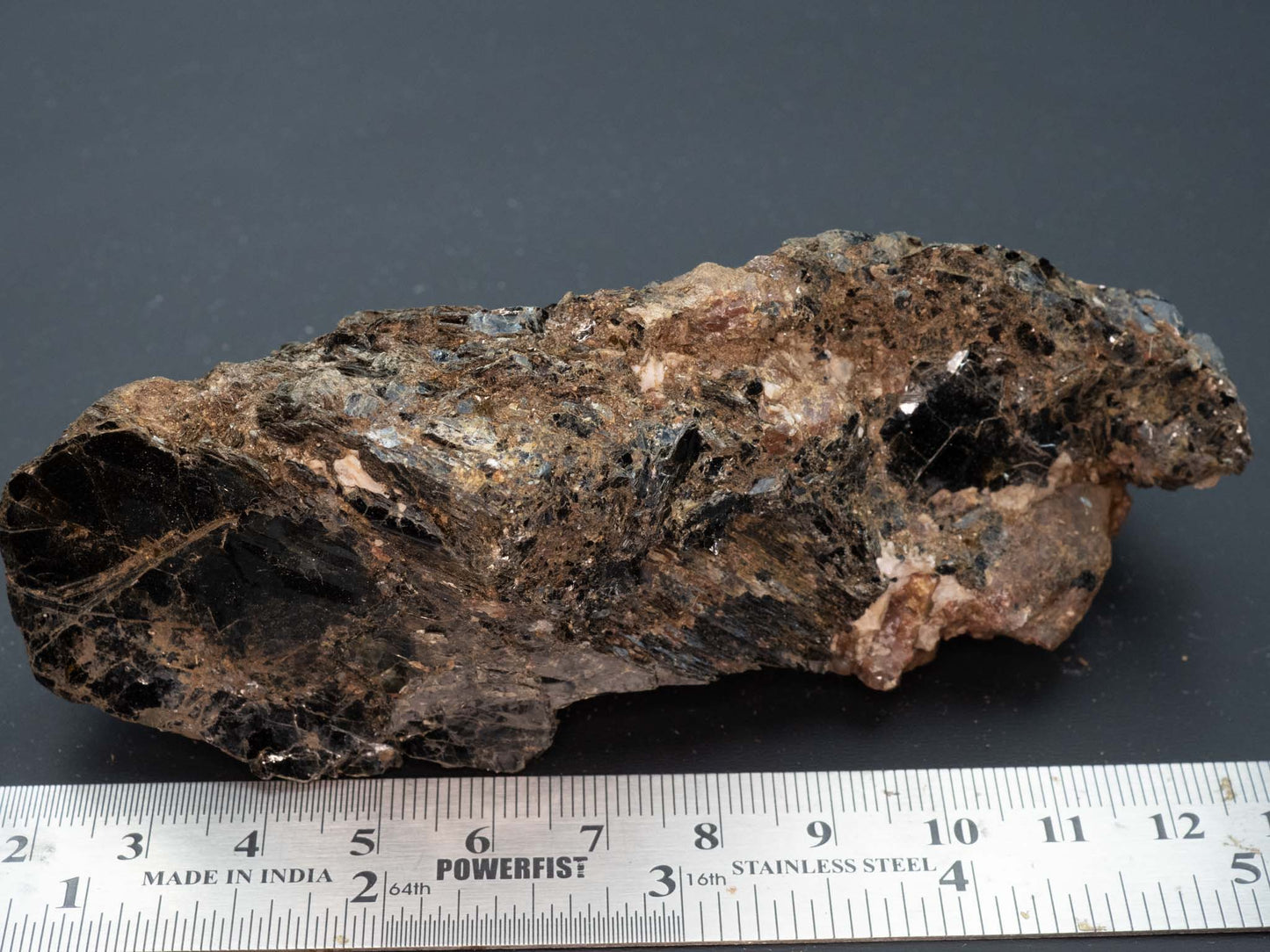 Biotite Mica & Red Apatite - Smart Mine, Renfrew County, Ontario, Canada