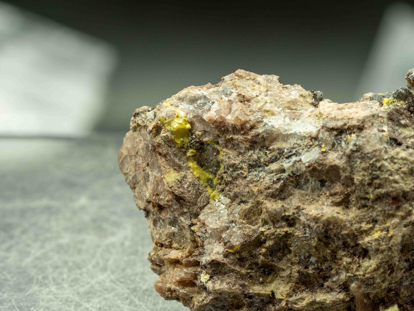 Uranophane - Madawaska Mine (Faraday Mine), Faraday Township, Hastings County, Ontario, Canada