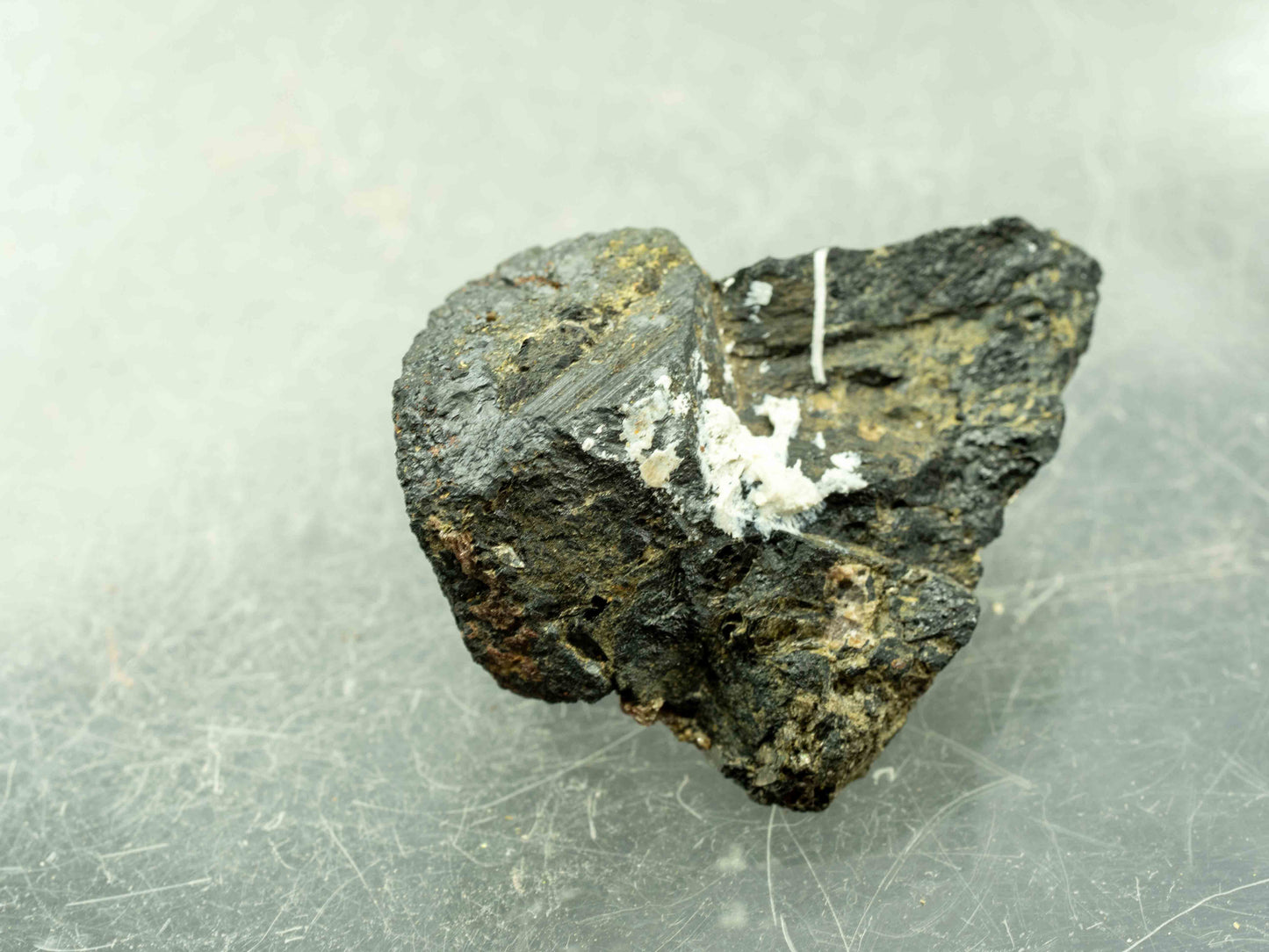 Uraninite Crystal in Matrix — Cardiff Uranium Mine, Cardiff Township, Ontario, Canada