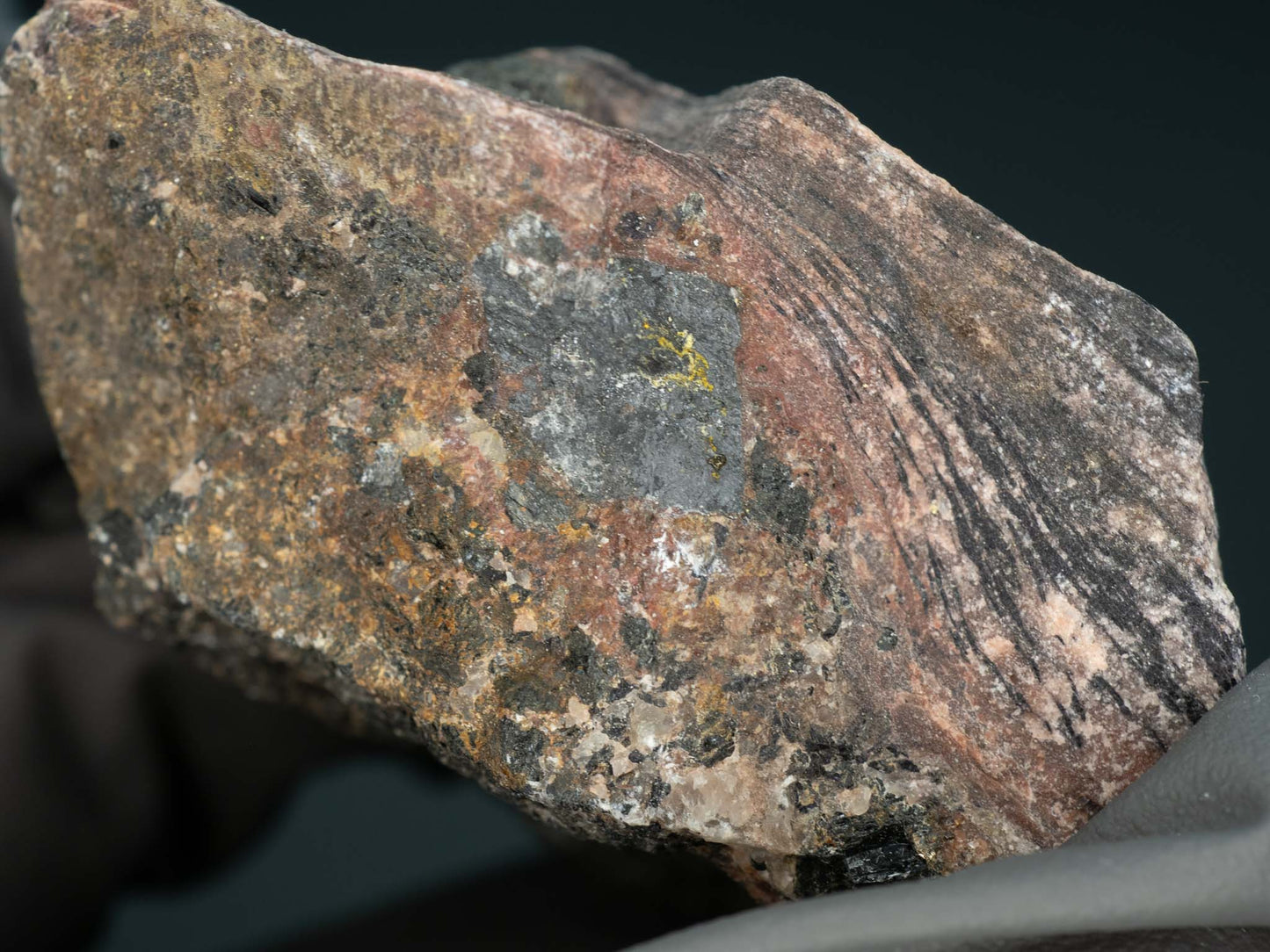Uraninite - Cardiff Uranium Mine, Cardiff Township, Hastings County, Ontario, Canada