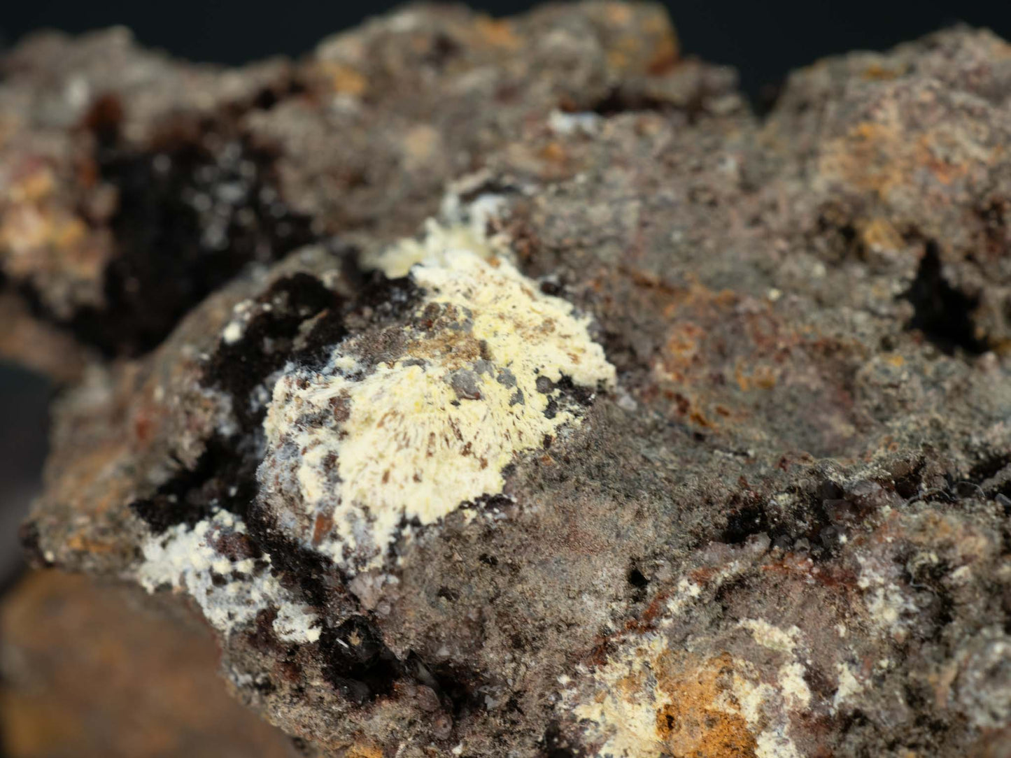Parauranophane & Cyrtolite Zircon - Madawaska (Faraday) Mine, Faraday Township, Hastings County, Ontario, Canada