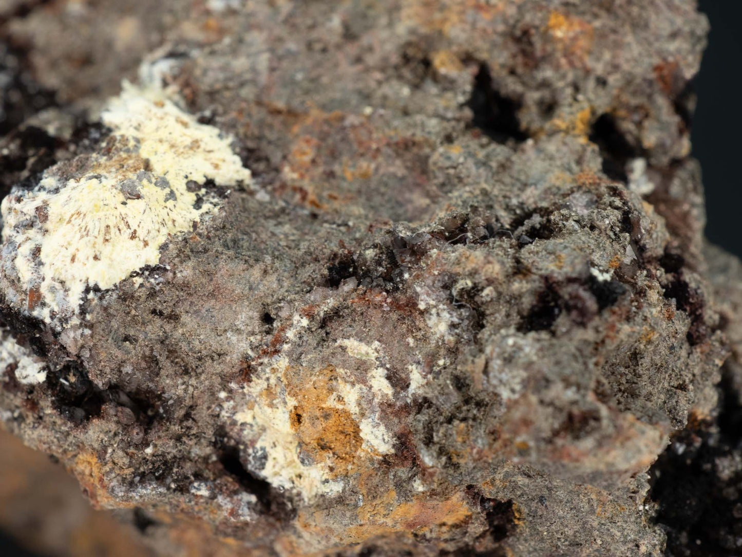 Parauranophane & Cyrtolite Zircon - Madawaska (Faraday) Mine, Faraday Township, Hastings County, Ontario, Canada