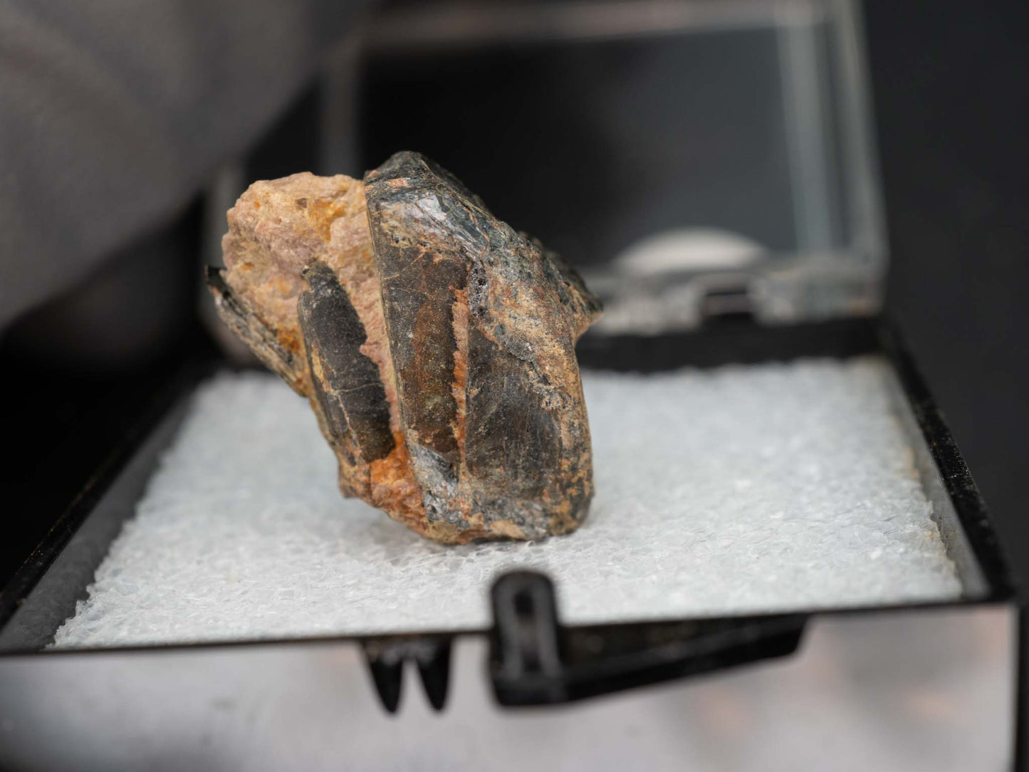 Fergusonite-(Y) - J.G. Gole Quarry, Murchison Township, Nipissing District, Ontario, Canada
