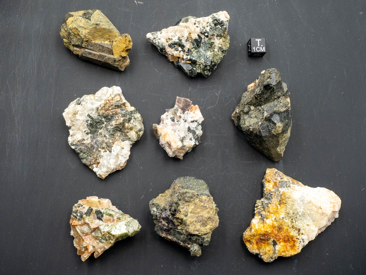 Misc. Specimens from Yates Mine, Otter Lake, Pontiac RCM, Outaouais, Quebec, Canada