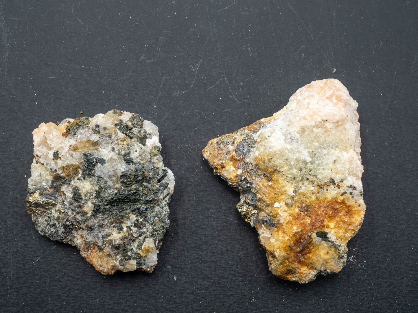 Misc. Specimens from Yates Mine, Otter Lake, Pontiac RCM, Outaouais, Quebec, Canada