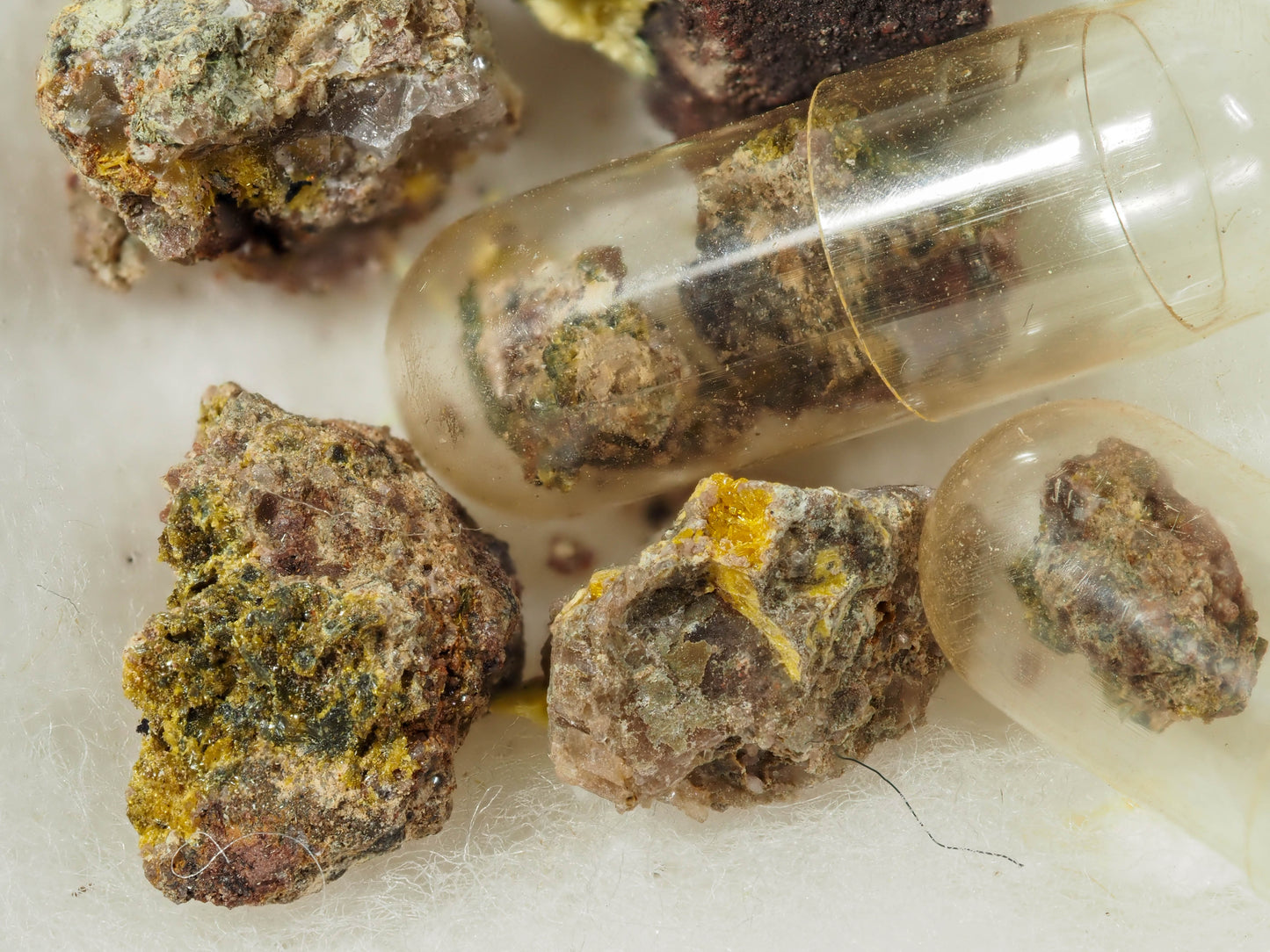 Uranophane - Madawaska (Faraday) Mine, Faraday Township, Hastings County, Ontario, Canada