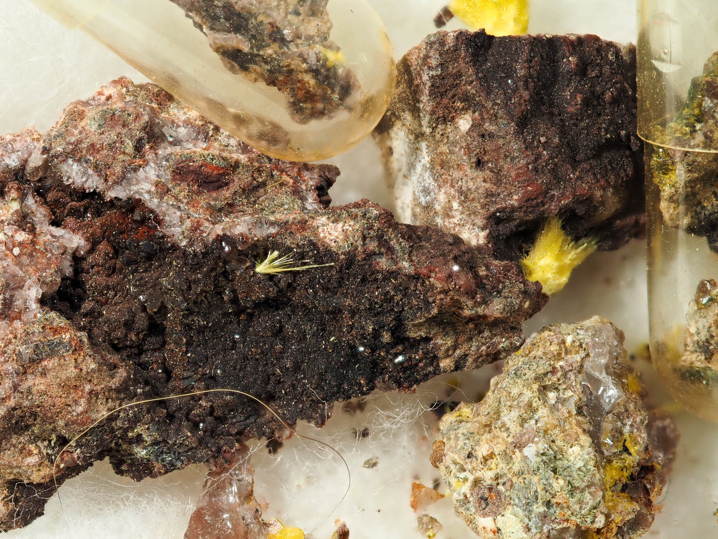 Uranophane - Madawaska (Faraday) Mine, Faraday Township, Hastings County, Ontario, Canada