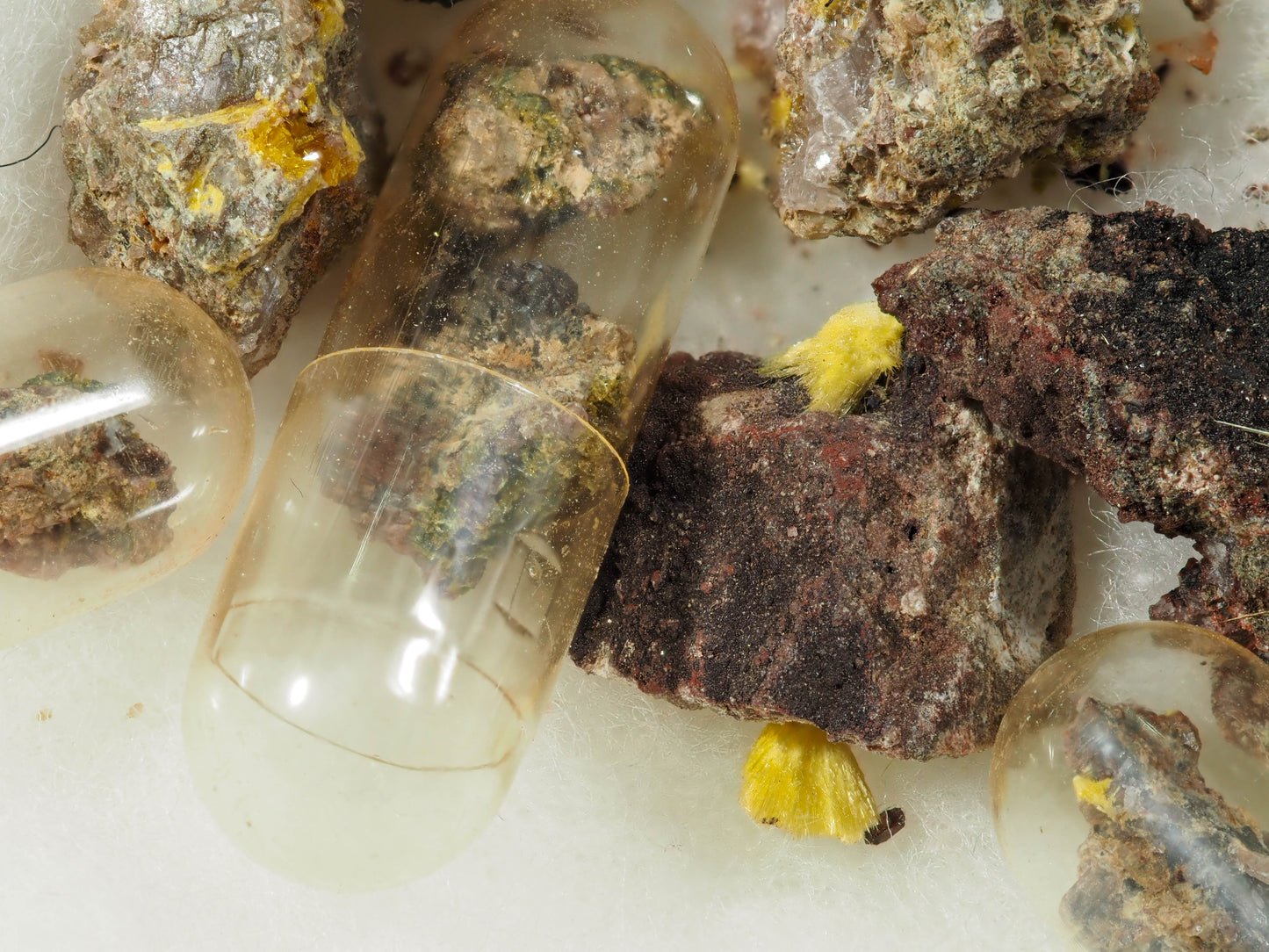 Uranophane - Madawaska (Faraday) Mine, Faraday Township, Hastings County, Ontario, Canada