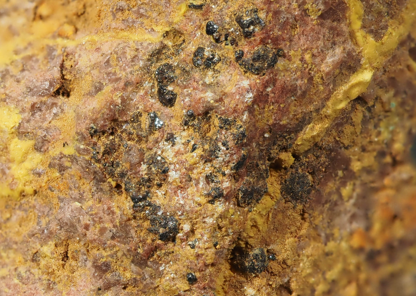 Uraninite & Curite - Shinkolobwe Mine, Shinkolobwe, Kambove Territory, Haut-Katanga, DR Congo