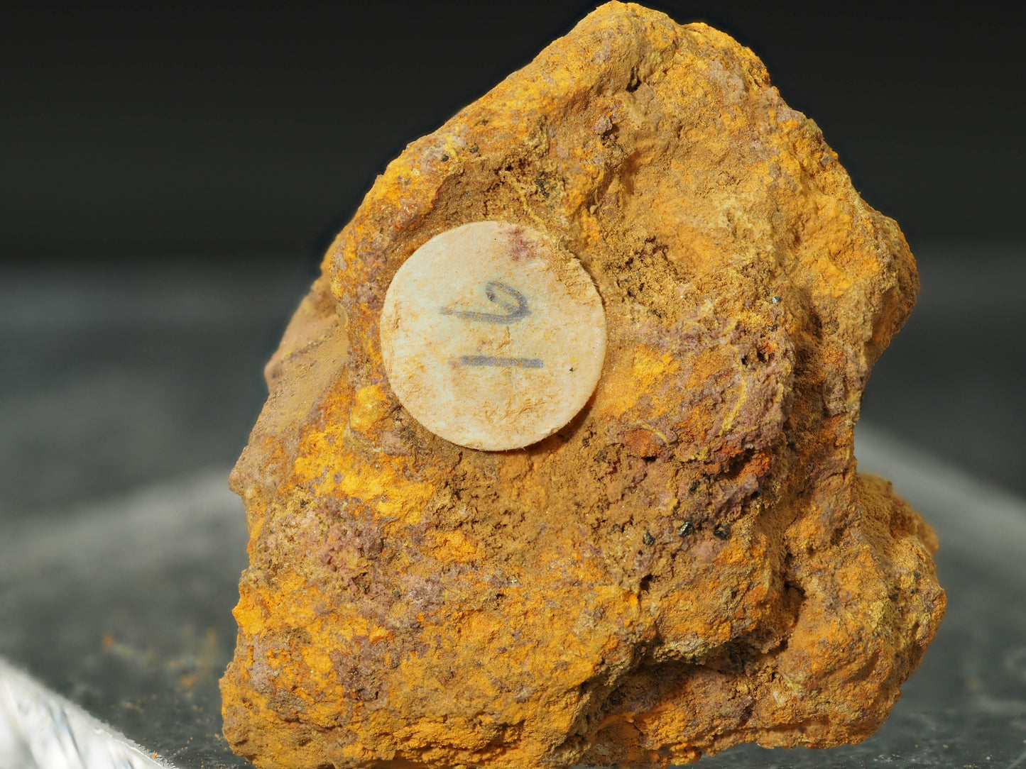 Curite - Shinkolobwe Mine, Shinkolobwe, Kambove Territory, Haut-Katanga, DR Congo
