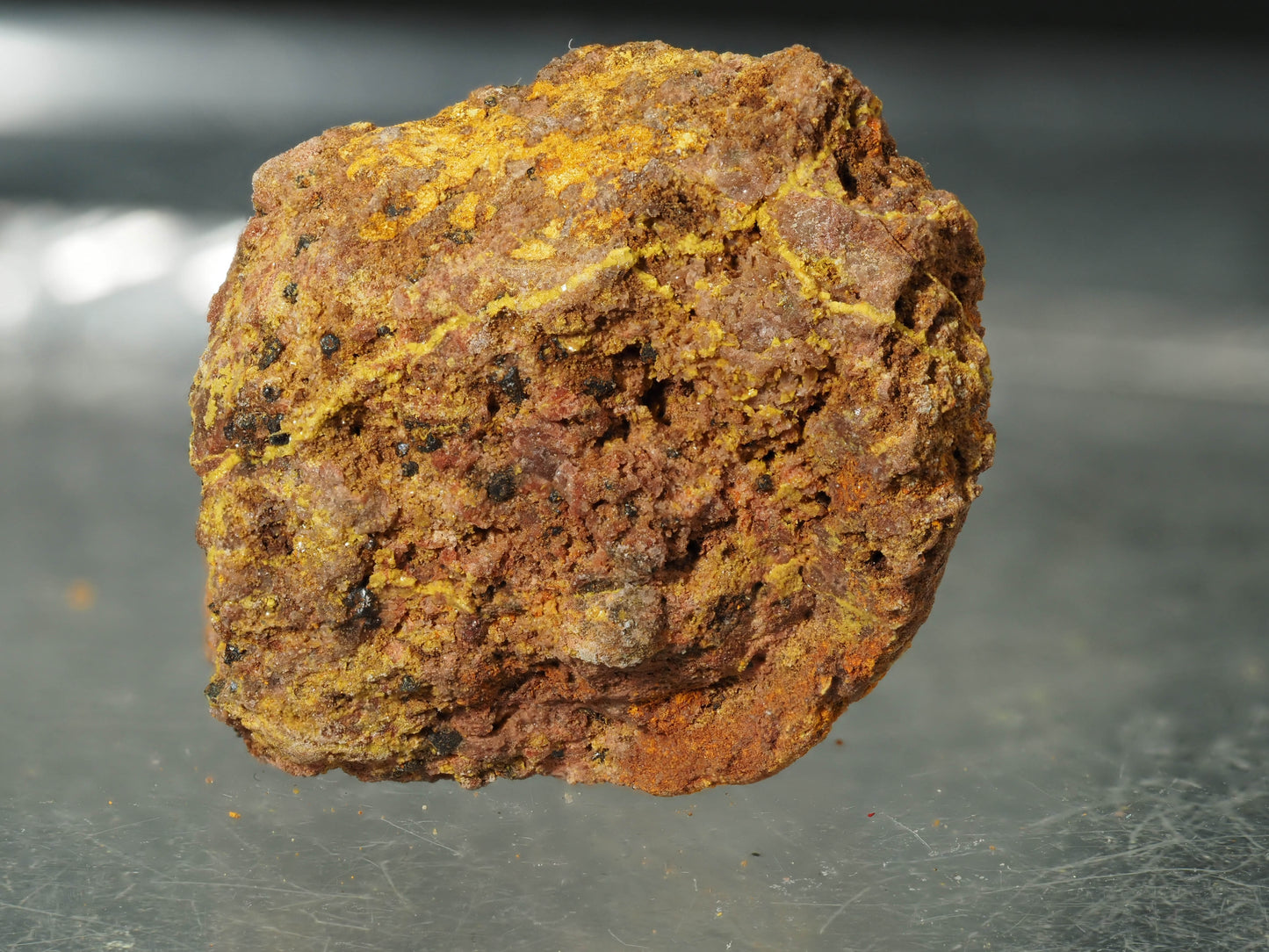 Curite - Shinkolobwe Mine, Shinkolobwe, Kambove Territory, Haut-Katanga, DR Congo