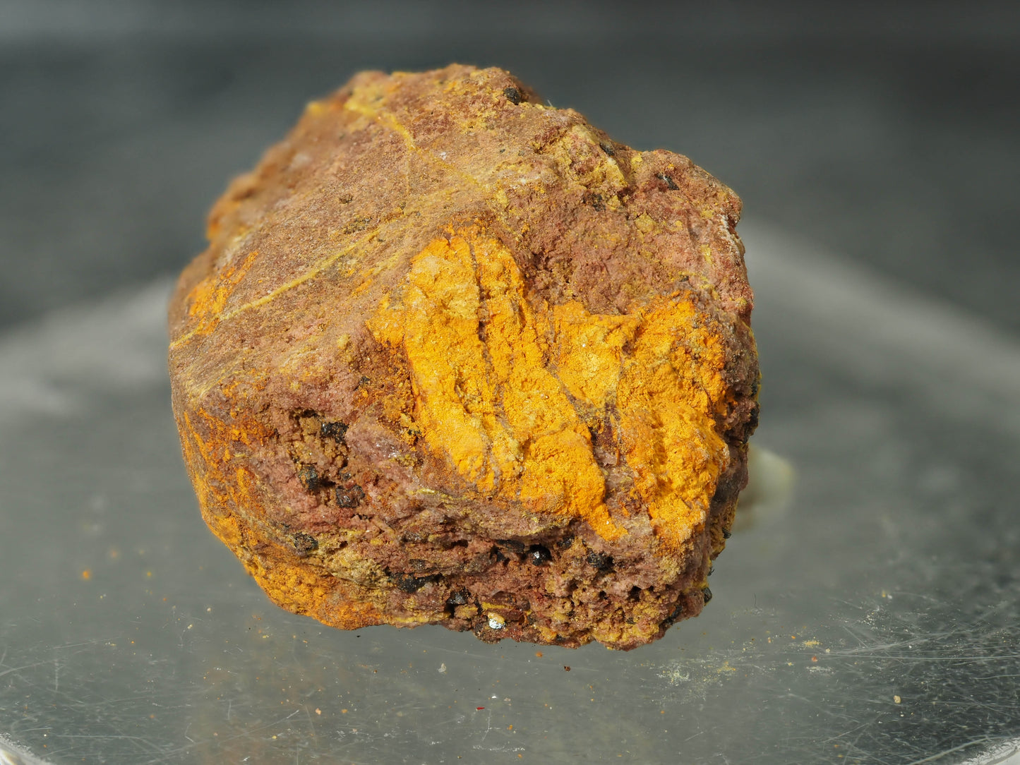Curite - Shinkolobwe Mine, Shinkolobwe, Kambove Territory, Haut-Katanga, DR Congo