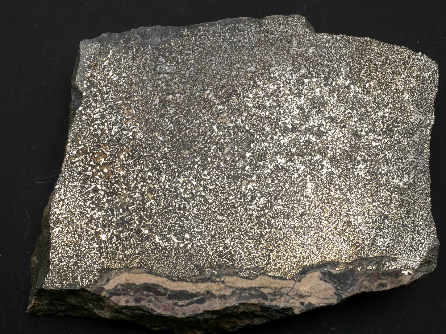 Silver & Uraninite Slab - Eldorado Mine, Port Radium, Northwest Territories Canada