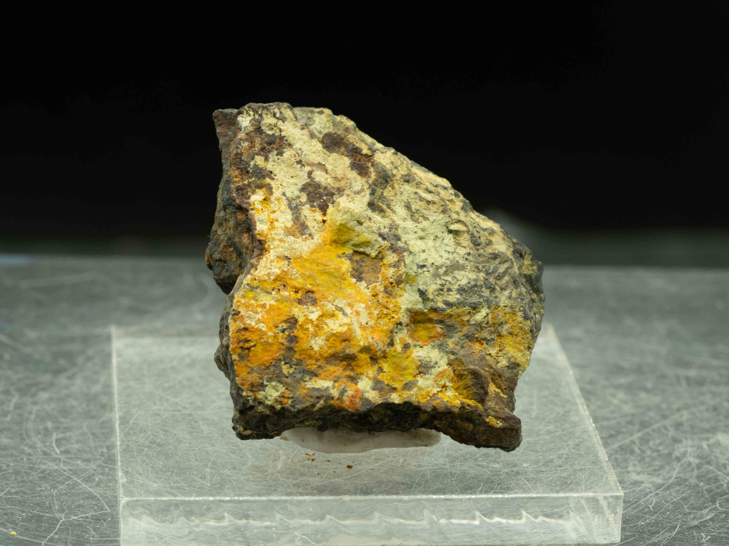 Masuyite, Uranophane & Uraninite - Rabbit Lake Mine, Lake Athabasca Region, Saskatchewan, Canada