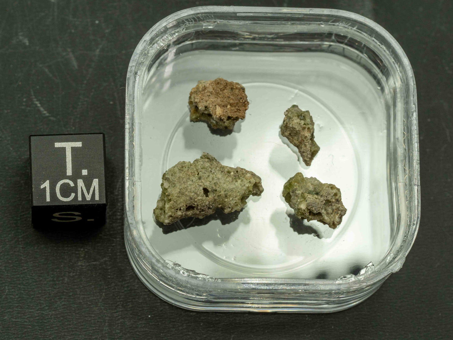 Trinitite (0.86 grams) - Trinity site, White Sands Missile Range, Socorro County, New Mexico, USA - July 16, 1945 at 5:29am MWT