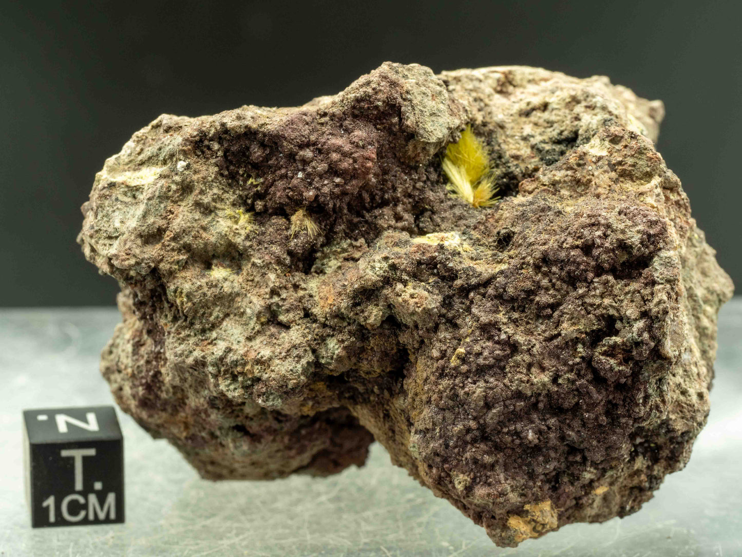 Uranophane - Madawaska Mine (Faraday Mine), Faraday Township, Hastings County, Ontario, Canada
