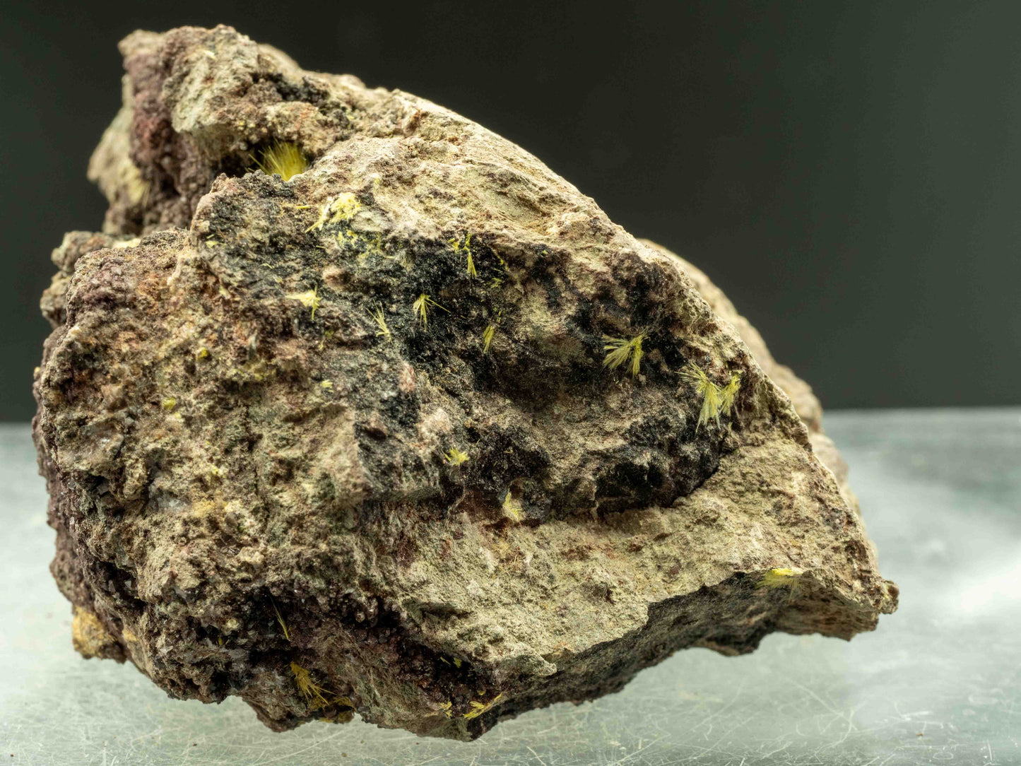 Uranophane - Madawaska Mine (Faraday Mine), Faraday Township, Hastings County, Ontario, Canada