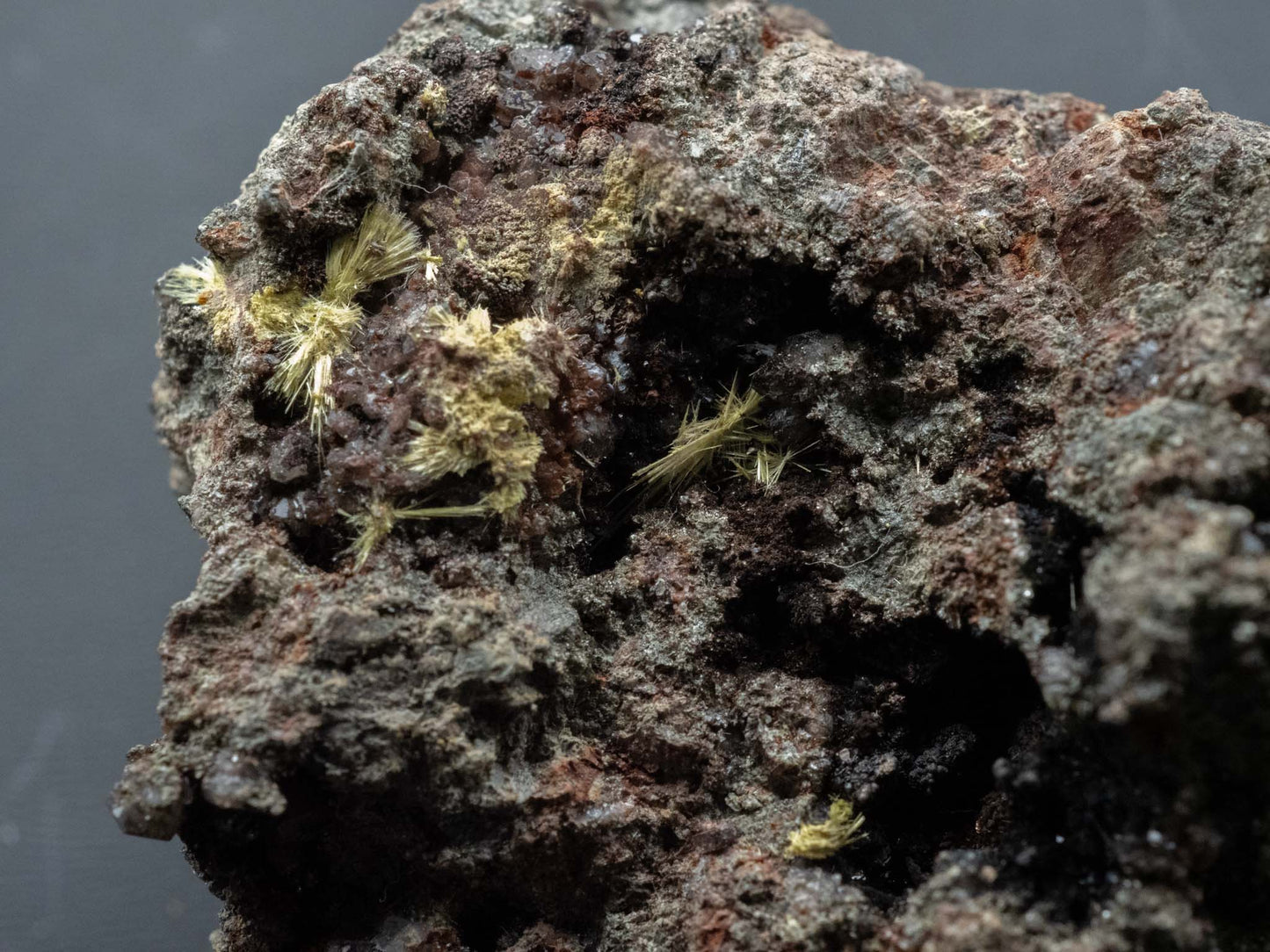 Uranophane - Madawaska (Faraday) Mine, Faraday Township, Hastings County, Ontario, Canada