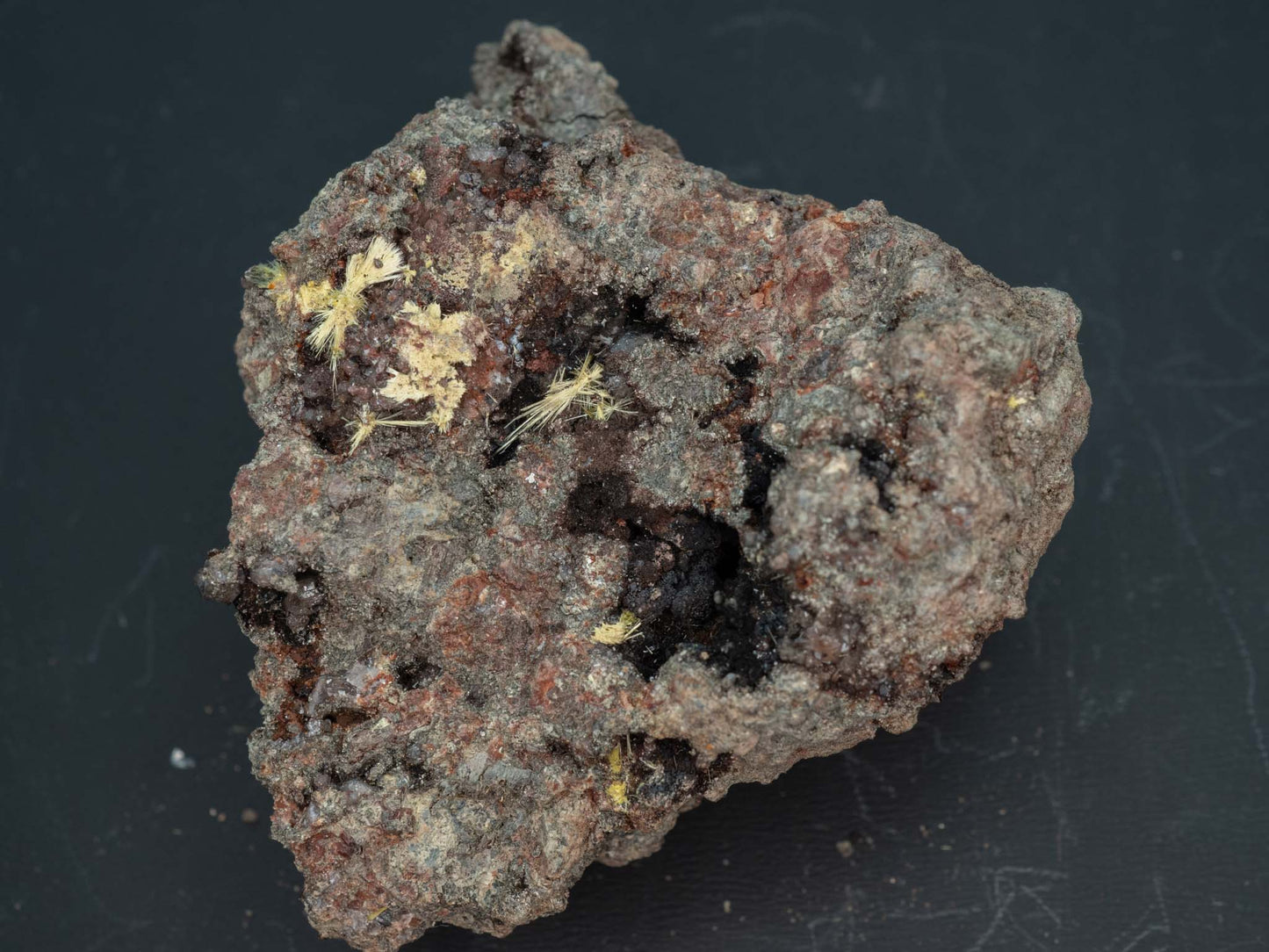 Uranophane - Madawaska (Faraday) Mine, Faraday Township, Hastings County, Ontario, Canada