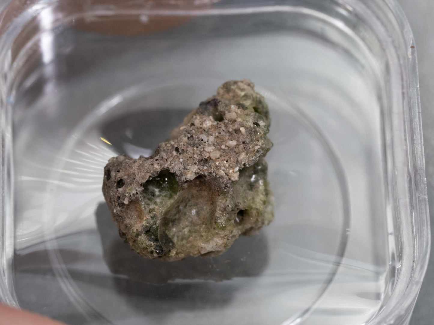 Trinitite (1.1 grams) - Trinity site, White Sands Missile Range, Socorro County, New Mexico, USA - July 16, 1945 at 5:29am MWT