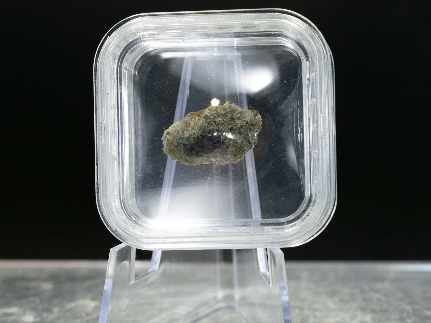 Trinitite (1.0 grams) - Trinity site, White Sands Missile Range, Socorro County, New Mexico, USA - July 16, 1945 at 5:29am MWT