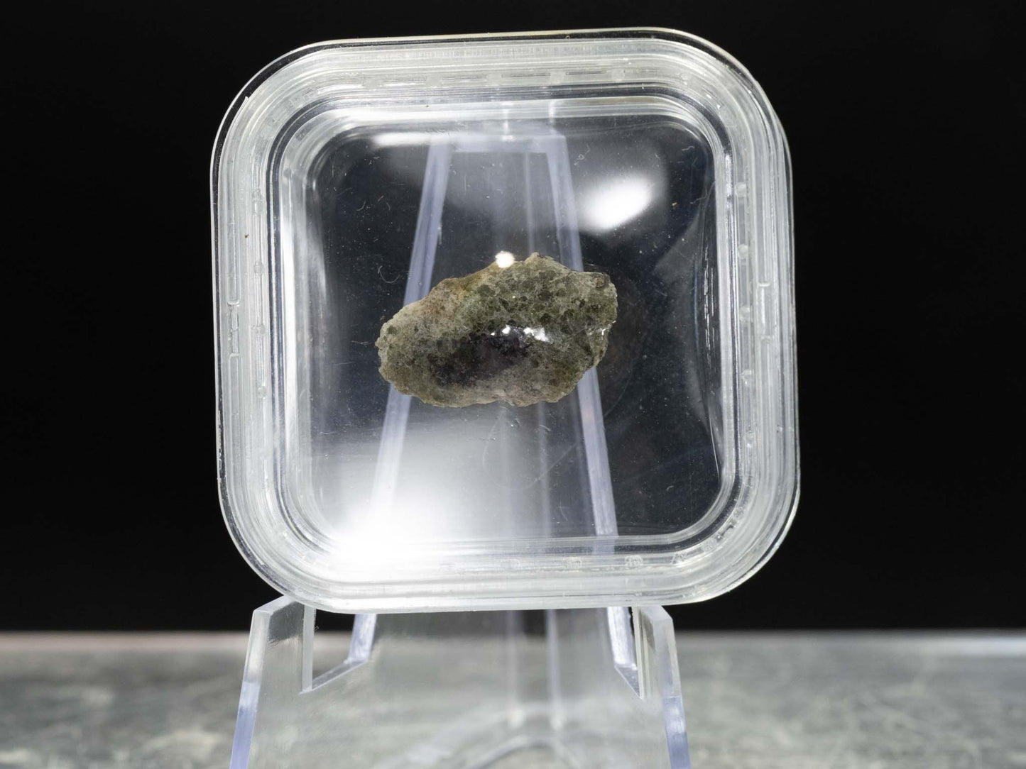 Trinitite (1.0 grams) - Trinity site, White Sands Missile Range, Socorro County, New Mexico, USA - July 16, 1945 at 5:29am MWT