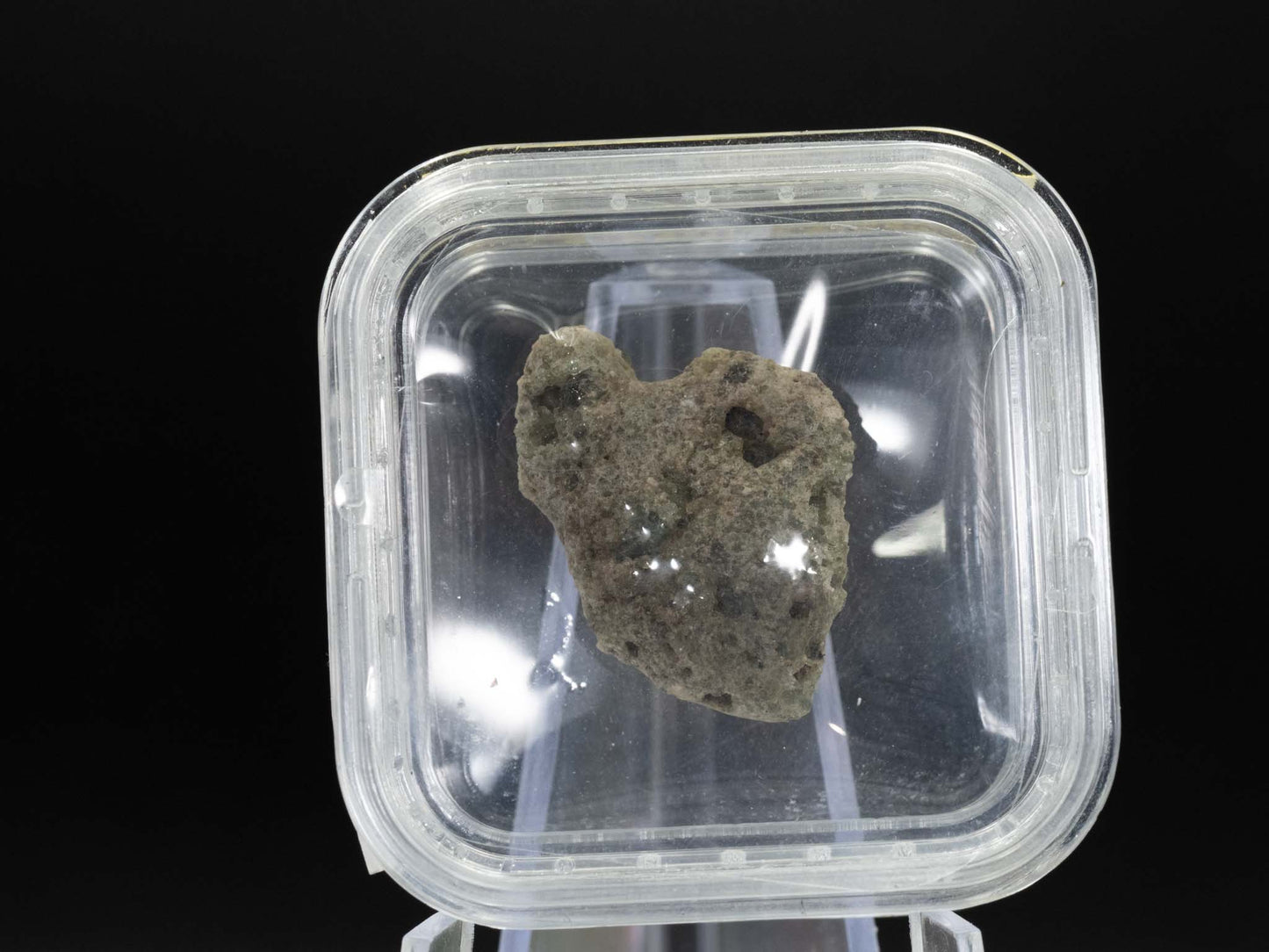 Trinitite (2.1 grams) - Trinity site, White Sands Missile Range, Socorro County, New Mexico, USA - July 16, 1945 at 5:29am MWT