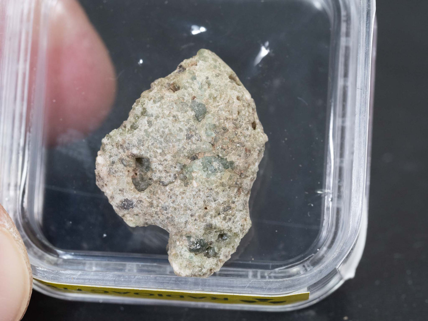 Trinitite (2.1 grams) - Trinity site, White Sands Missile Range, Socorro County, New Mexico, USA - July 16, 1945 at 5:29am MWT