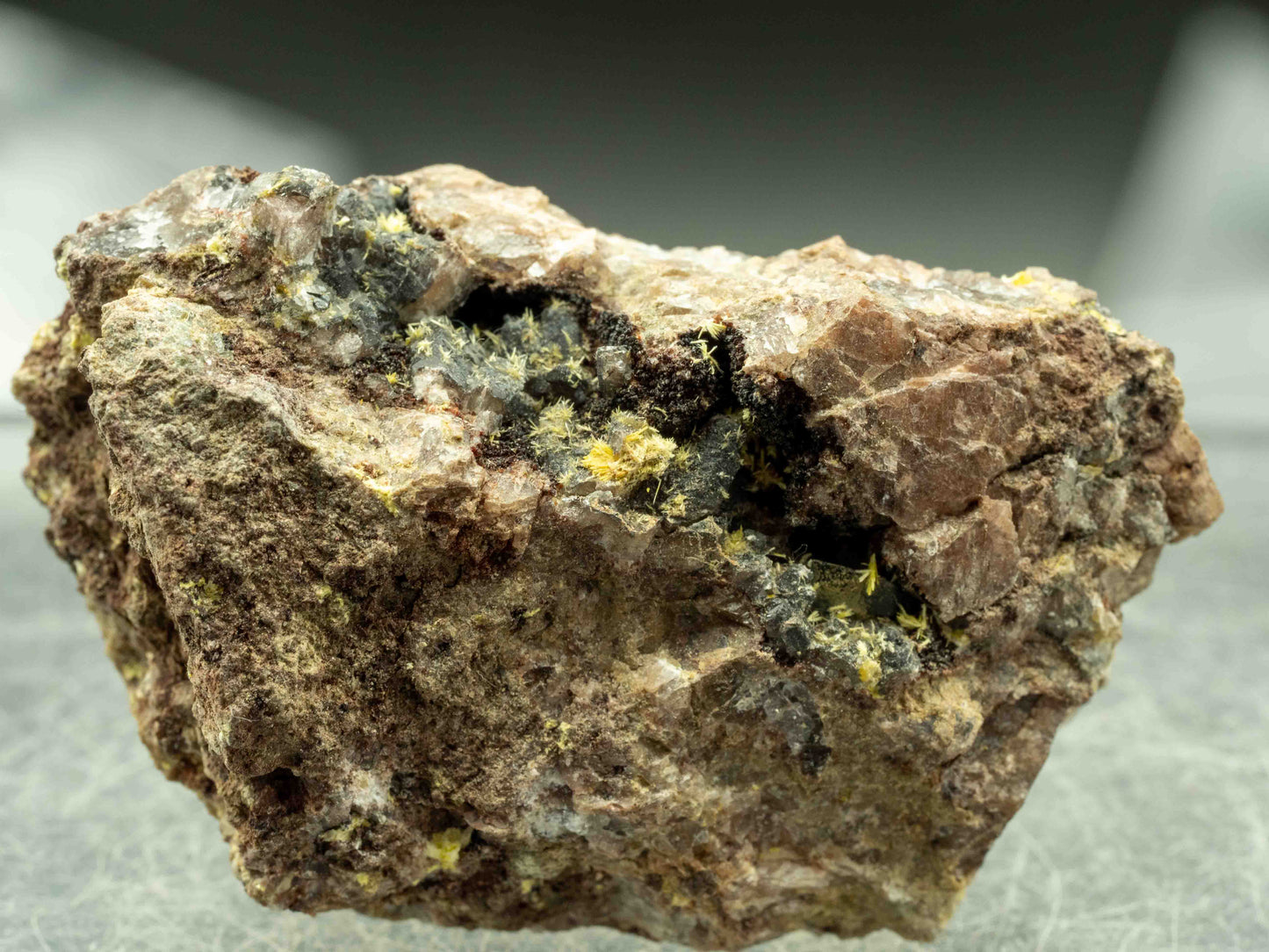 Uranophane - Madawaska Mine (Faraday Mine), Faraday Township, Hastings County, Ontario, Canada