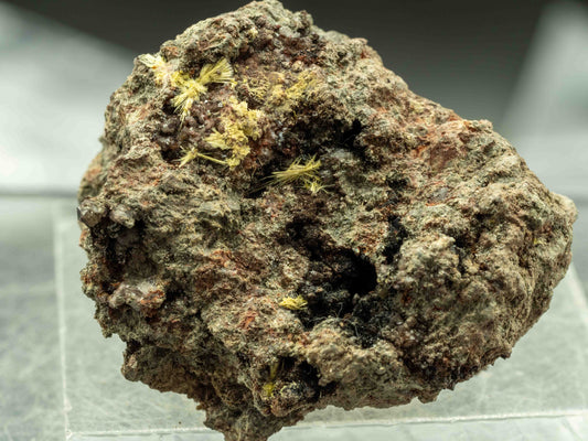 Uranophane - Madawaska Mine (Faraday Mine), Faraday Township, Hastings County, Ontario, Canada