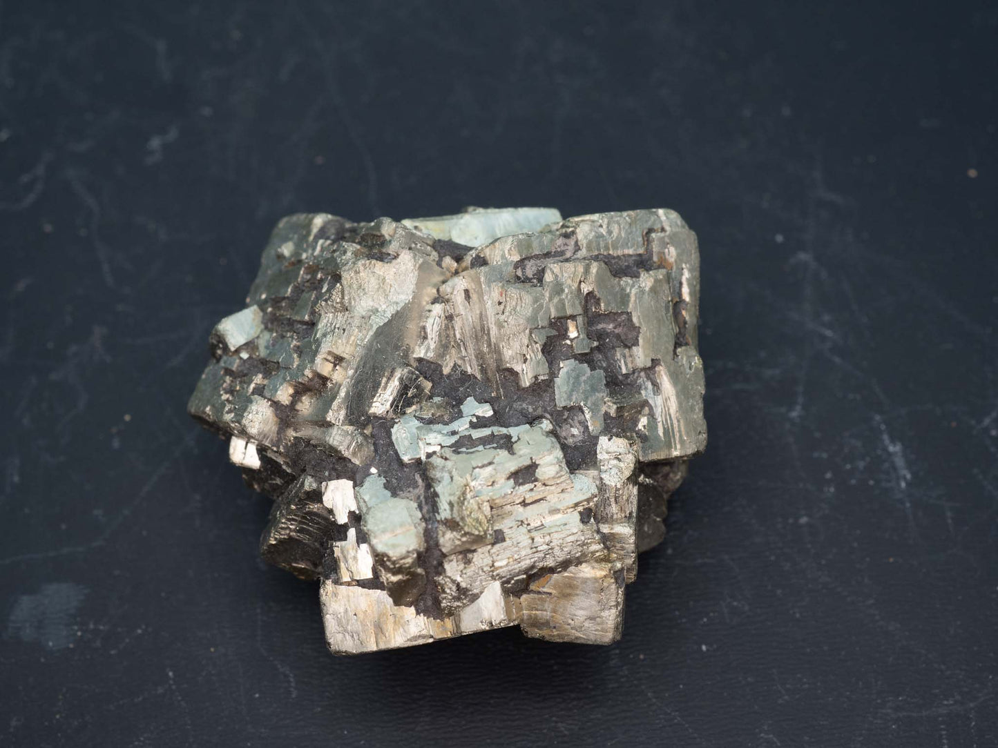 Pyrite - Tea Cove, Port au Port Peninsula, Newfoundland, Canada