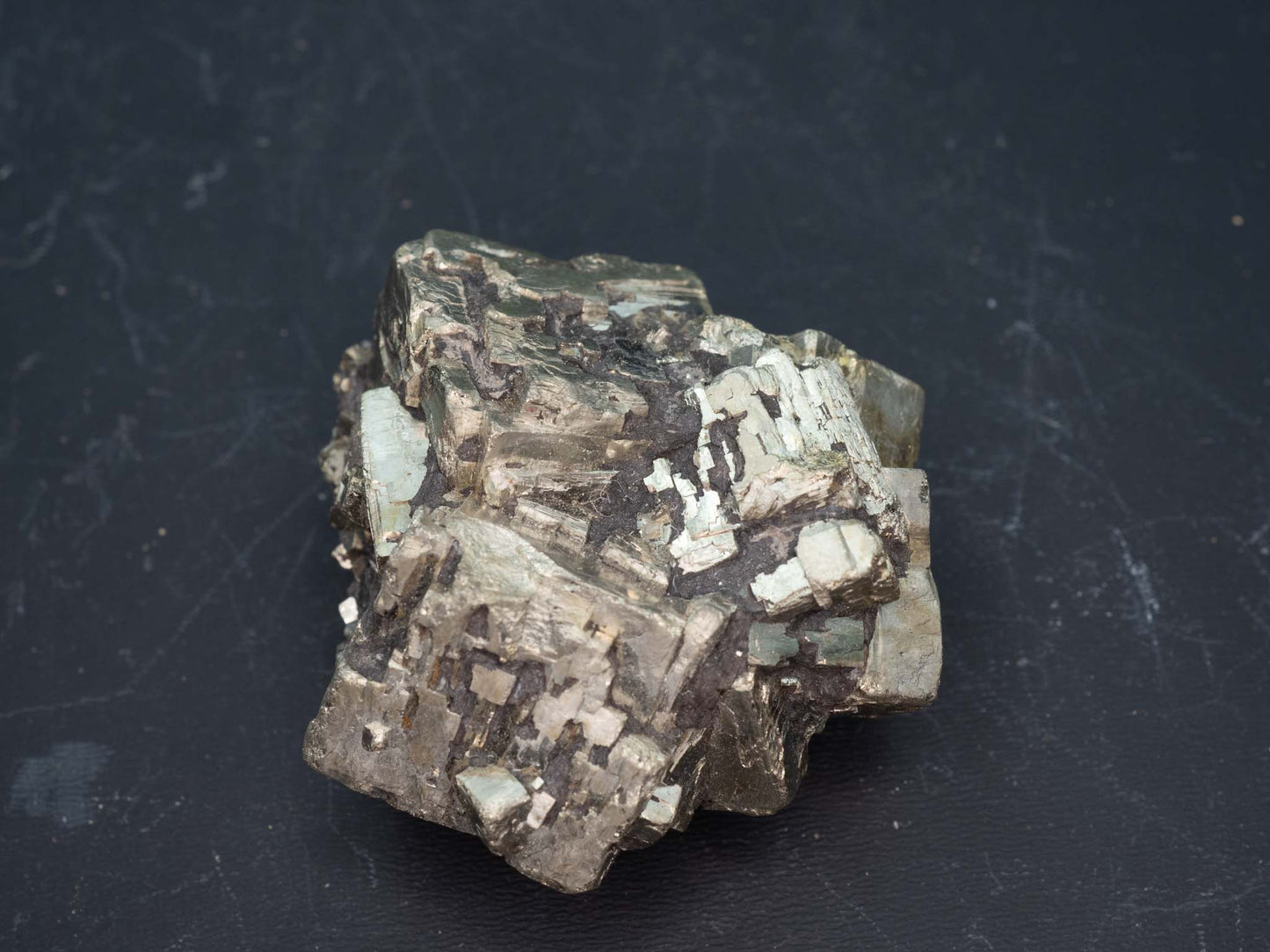 Pyrite - Tea Cove, Port au Port Peninsula, Newfoundland, Canada