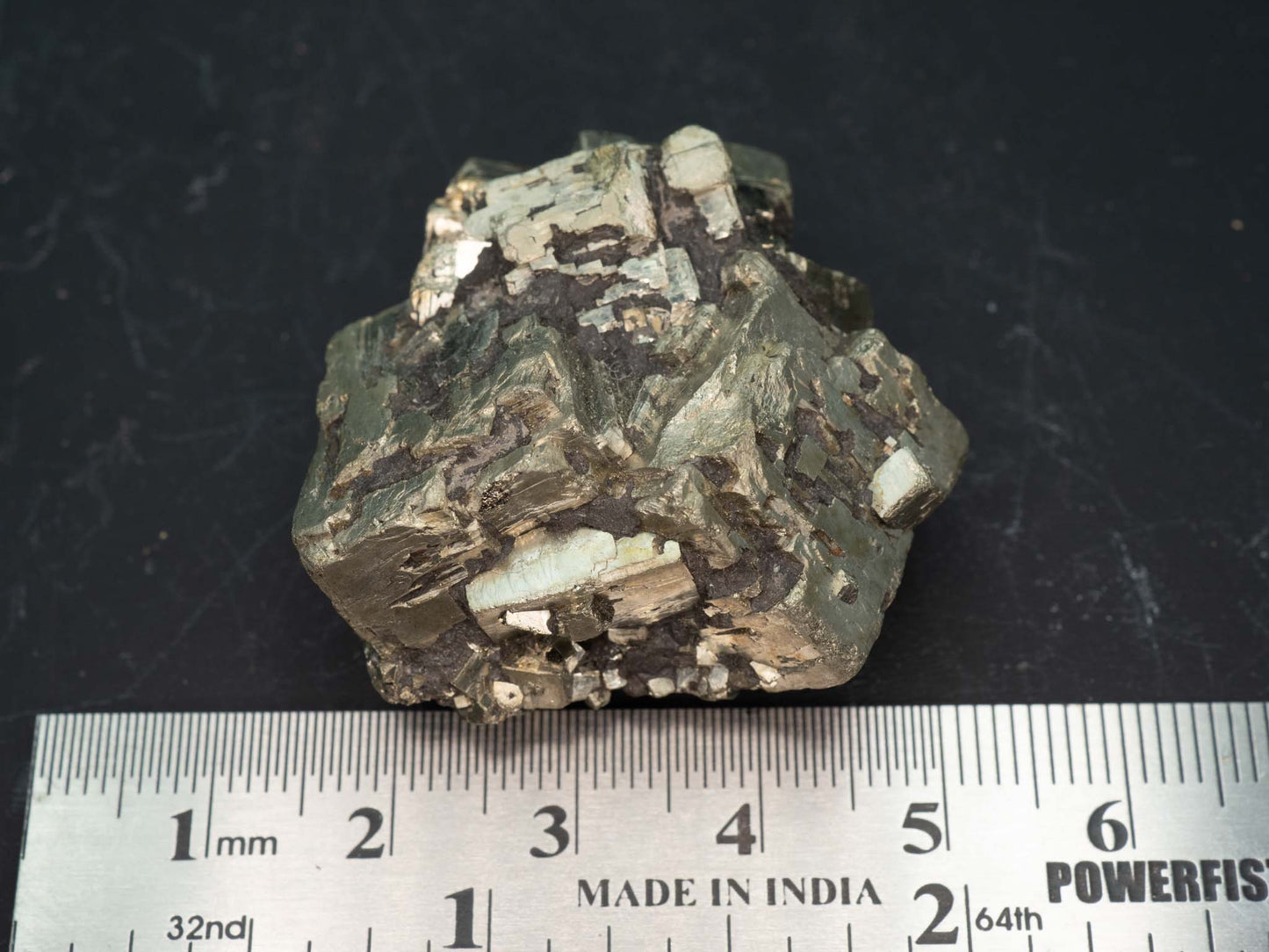 Pyrite - Tea Cove, Port au Port Peninsula, Newfoundland, Canada