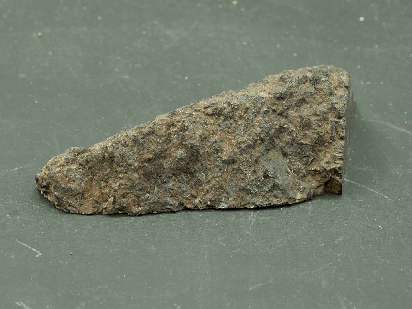 Calcite / Willemite — Sterling Hill Mine, Ogdensburg, New Jersey, USA Cut & Polished Fluorescent Specimen