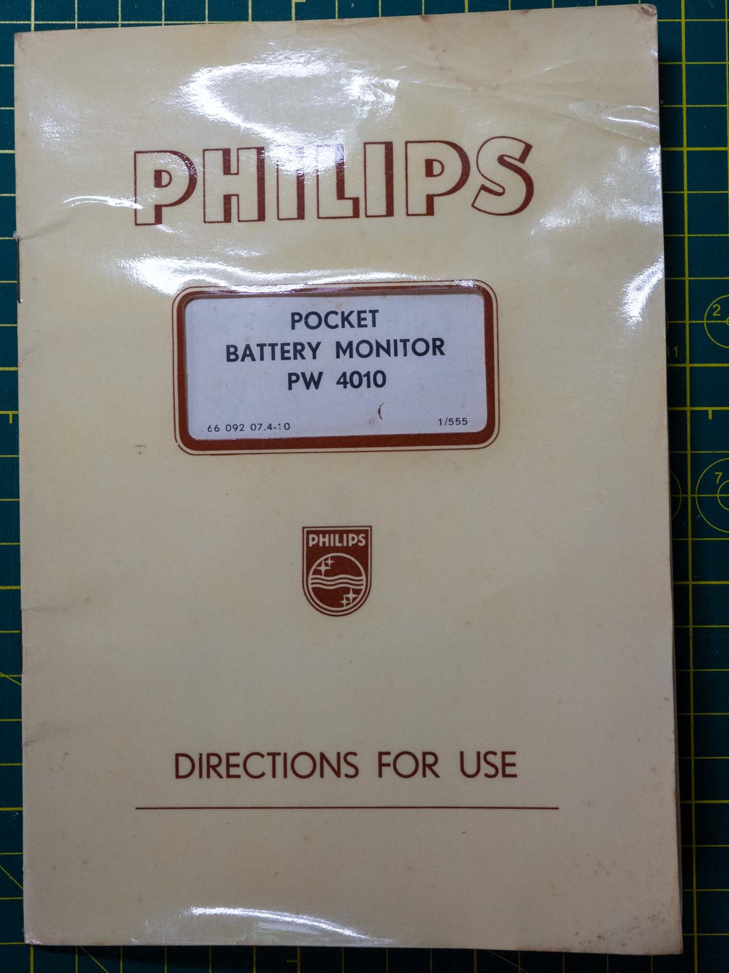 Vintage Phillips Pocket Battery Monitor PW4010 Geiger Counter