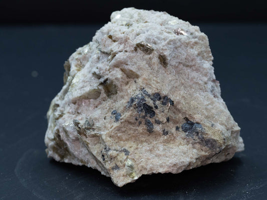 Uraninite - Palermo No. 1 Mine, Groton, Grafton County, New Hampshire, USA