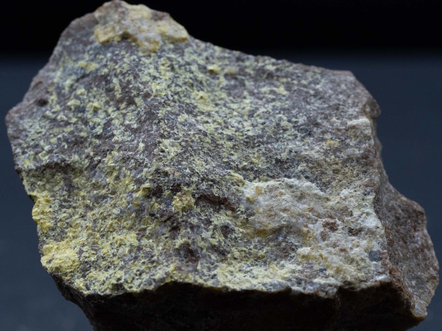 Uranophane (Lambertite) - Lusk, Wyoming, USA