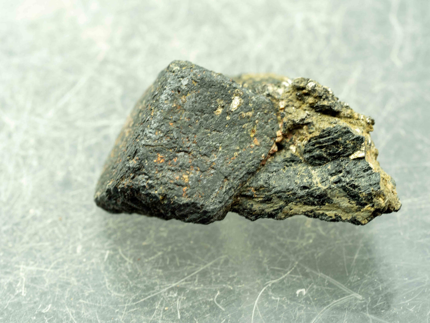 Uraninite Crystal in Matrix — Cardiff Uranium Mine, Cardiff Township, Ontario, Canada
