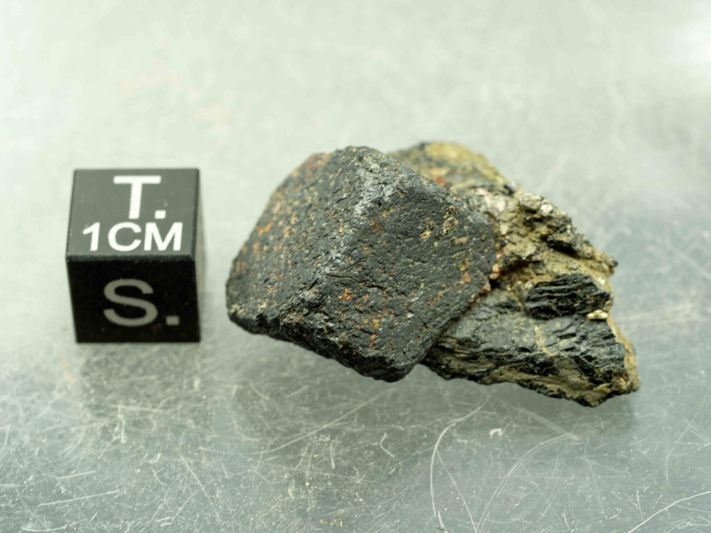 Uraninite Crystal in Matrix — Cardiff Uranium Mine, Cardiff Township, Ontario, Canada