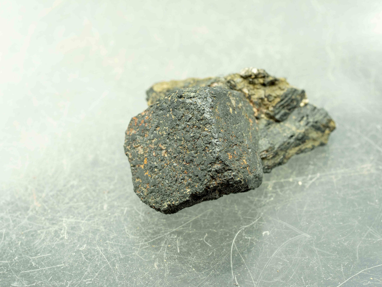 Uraninite Crystal in Matrix — Cardiff Uranium Mine, Cardiff Township, Ontario, Canada