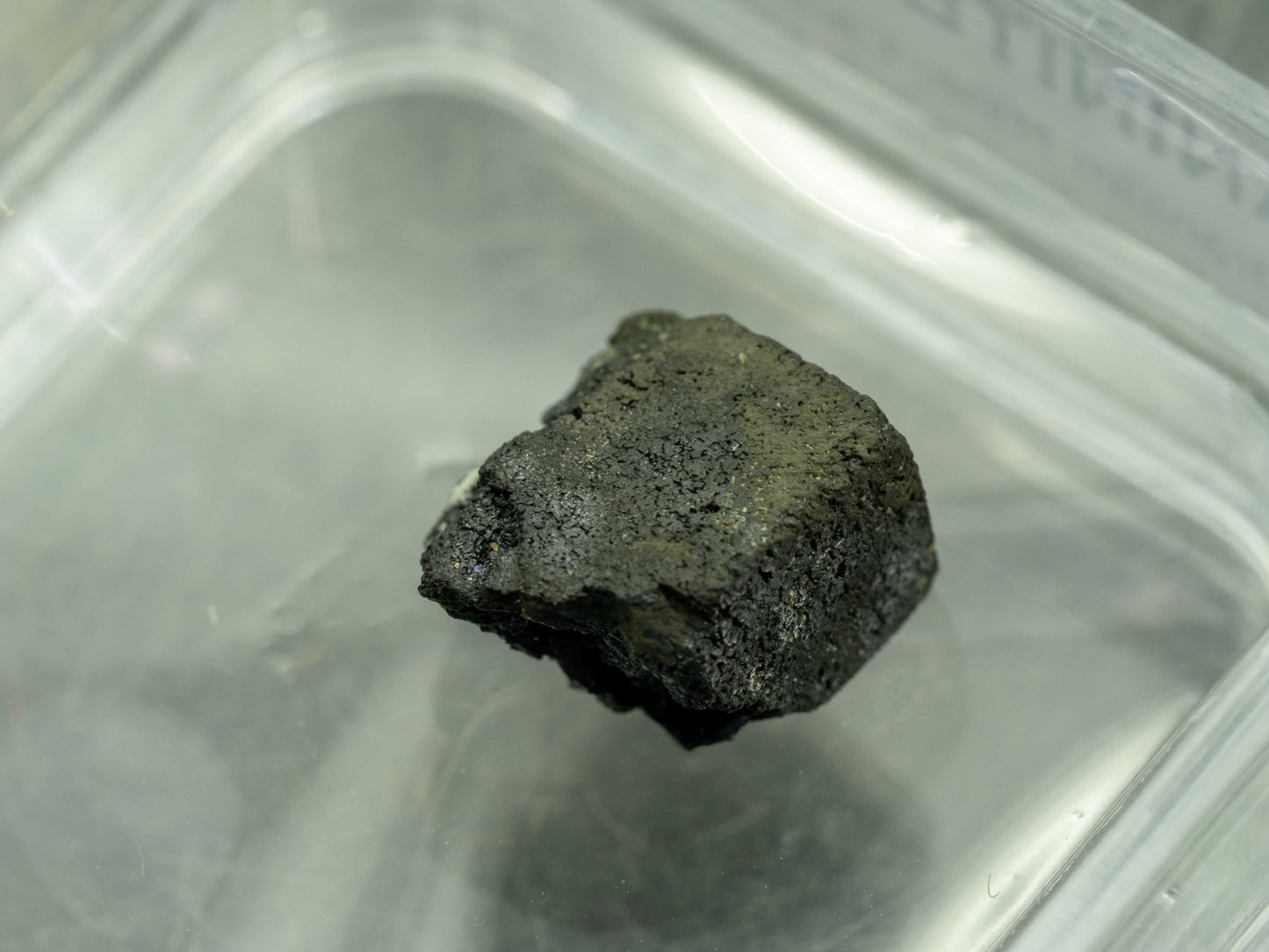 Uraninite Crystal Floater — Cardiff Uranium Mine, Cardiff Township, Ontario, Canada