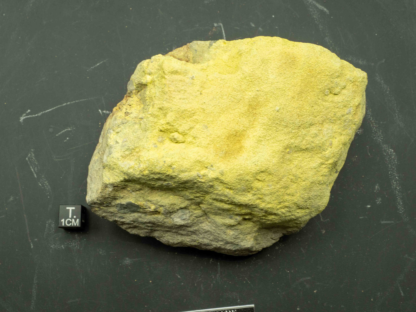 Carnotite & Tyuyamunite — Big Indian Wash, San Juan County, Utah, USA. Ex. Mount Holyoke College Teaching & Research Collection