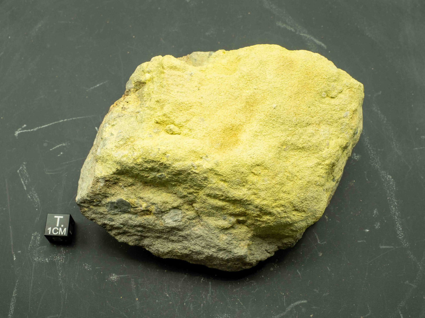 Carnotite & Tyuyamunite — Big Indian Wash, San Juan County, Utah, USA. Ex. Mount Holyoke College Teaching & Research Collection