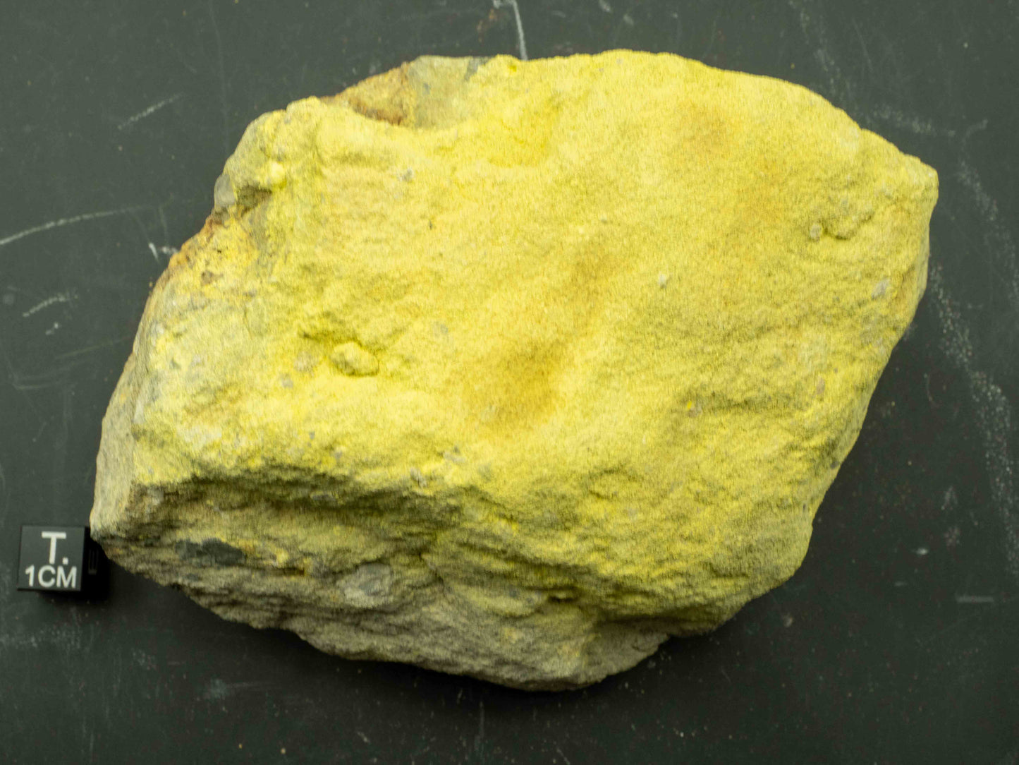 Carnotite & Tyuyamunite — Big Indian Wash, San Juan County, Utah, USA. Ex. Mount Holyoke College Teaching & Research Collection