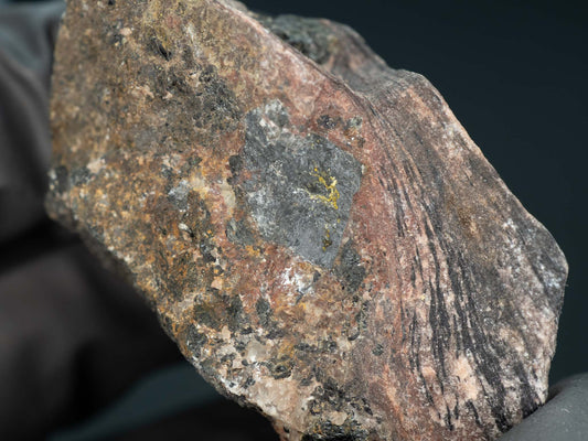 Uraninite - Cardiff Uranium Mine, Cardiff Township, Hastings County, Ontario, Canada