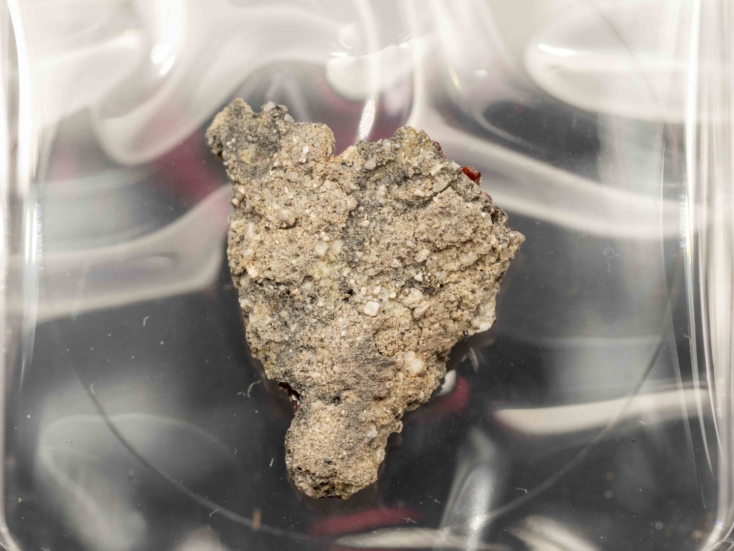 Trinitite — Red, Black & Green Variant — Trinity Test Site, New Mexico, USA, July 16, 1945