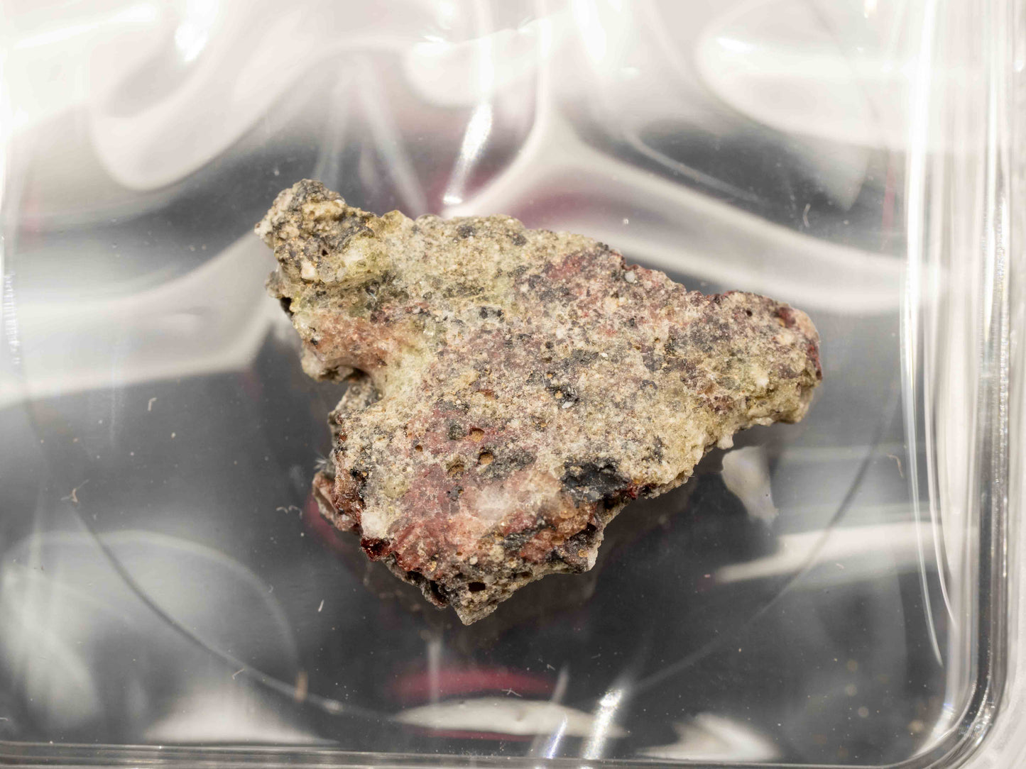 Trinitite — Red, Black & Green Variant — Trinity Test Site, New Mexico, USA, July 16, 1945