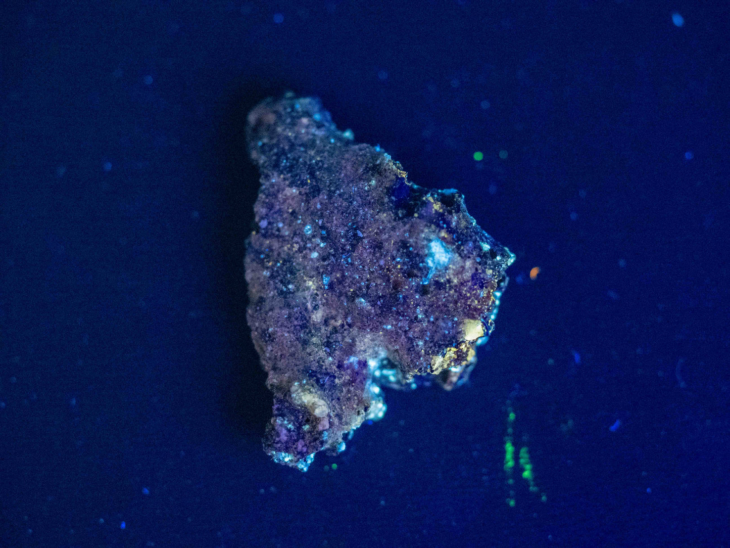 Trinitite — Red, Black & Green Variant — Trinity Test Site, New Mexico, USA, July 16, 1945