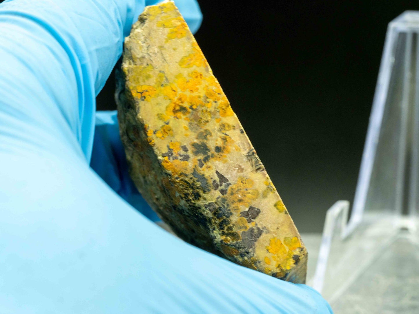 Gummite & Uraninite Endcut — Ruggles Mine, Grafton, New Hampshire, USA