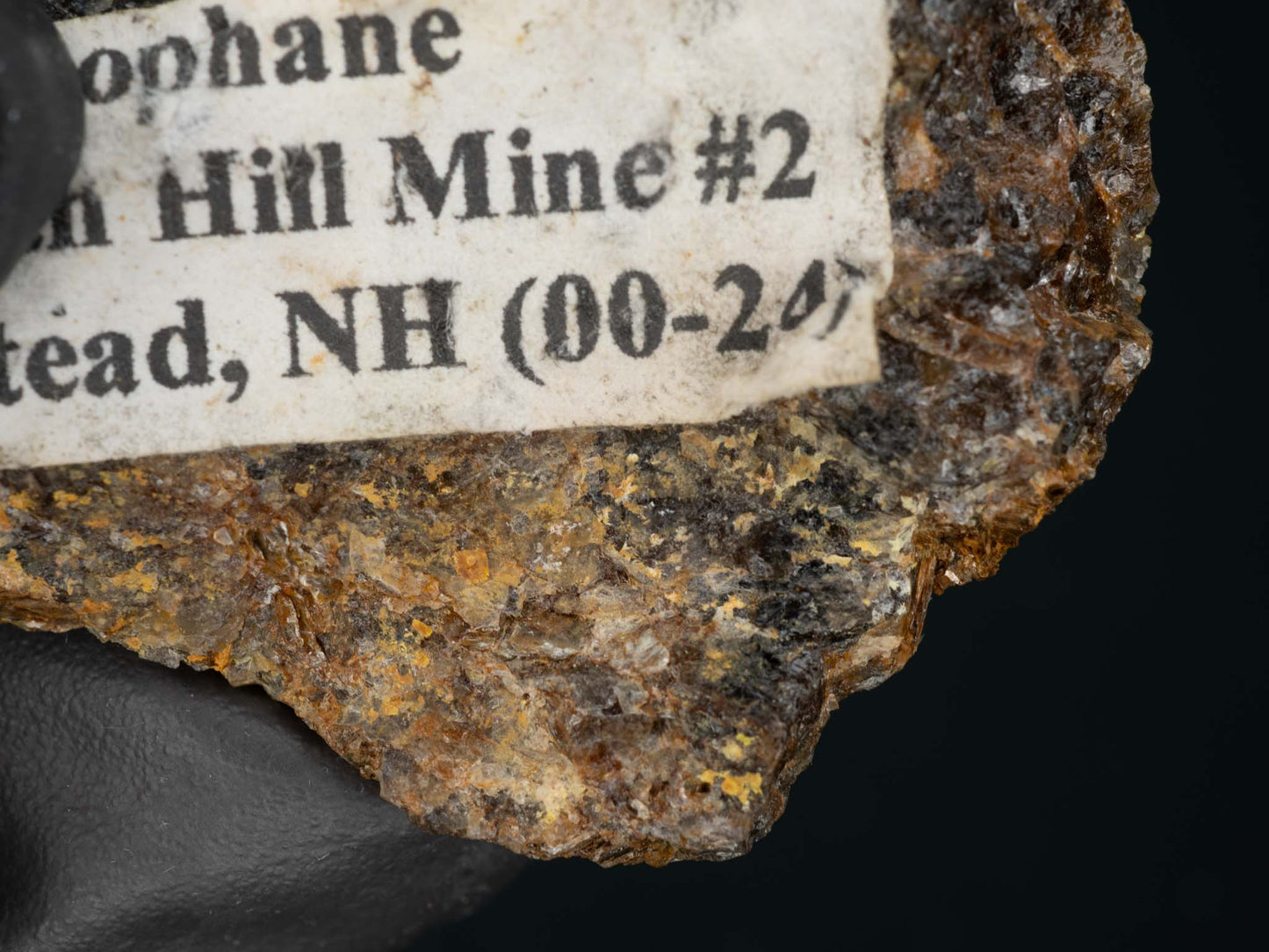 Uranophane - Smith Hill Mine #2 Mine, Alstead, N.H., USA